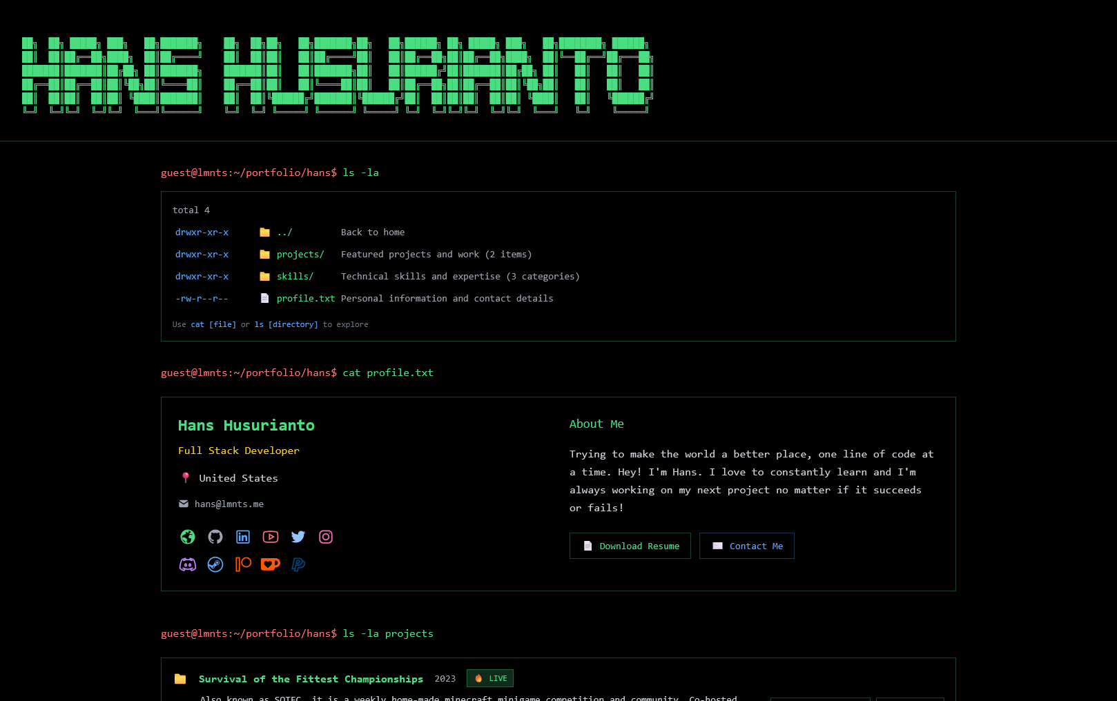 Personal Portfolio
